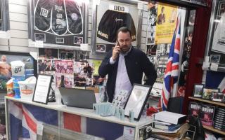 Danny Dyer at Worldwide Signings in Romford Shopping Hall