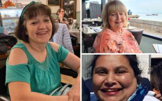 L-R: Christine Hathorn, Caroline McCarthy and Skeenah Qureshi have all bemoaned the loss of the Marjorie Collins Centre in Chadwell Heath