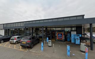 The Aldi supermarket in Marlborough Road has been closed since last week