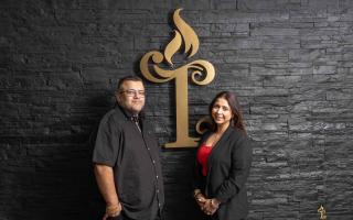 Owners of Tandoori Lounge Sukh and Honey Uppal