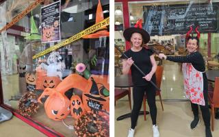 Romford Shopping Hall is running a trick or treat hunt, with businesses like Bow Bells Cafe getting into the spooky spirit