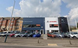 A car dealership on London Road, one of the many places that could see changes